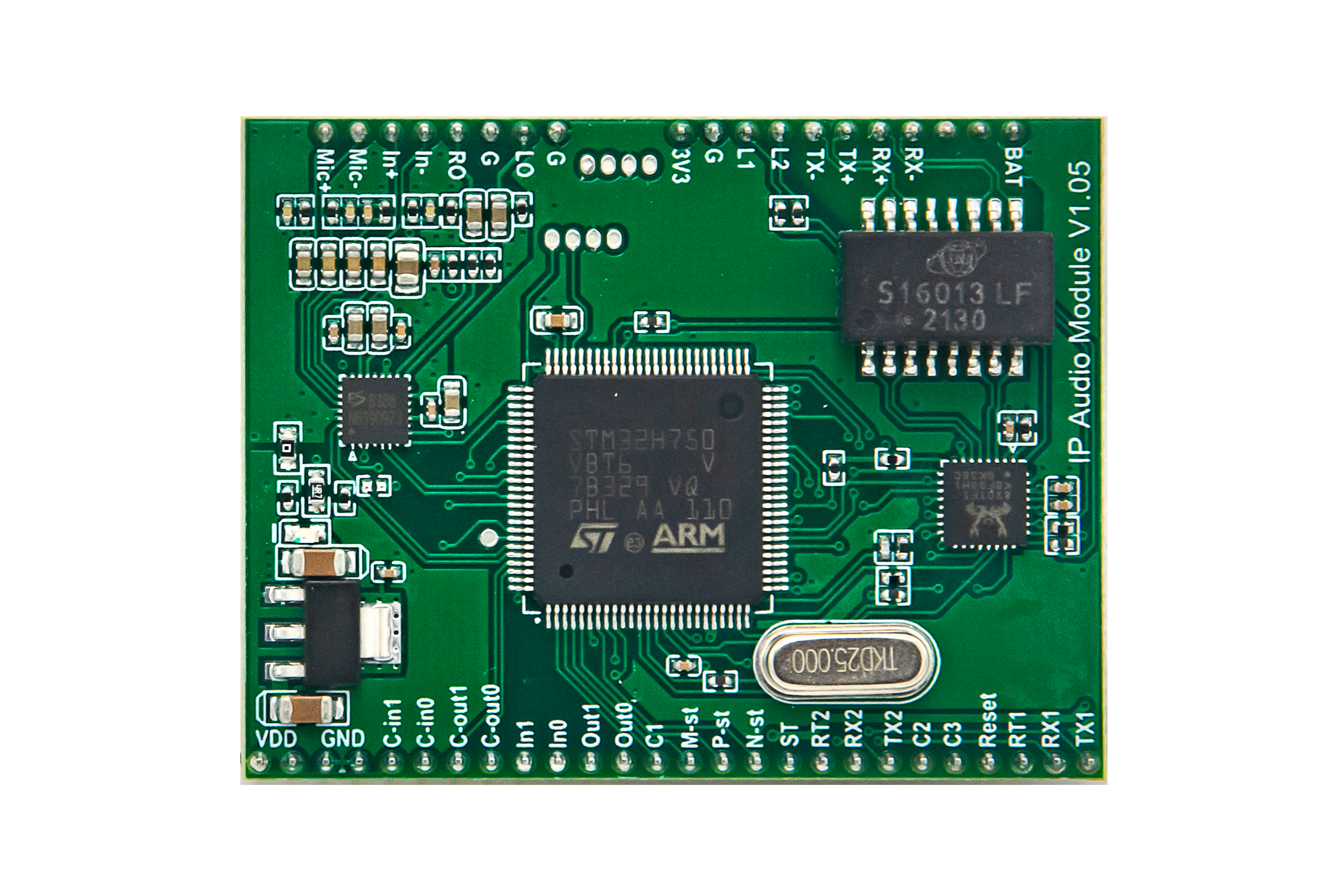 Módulo de áudio intercomunicador de rede SIP Chip de áudio de nível industrial 2703T